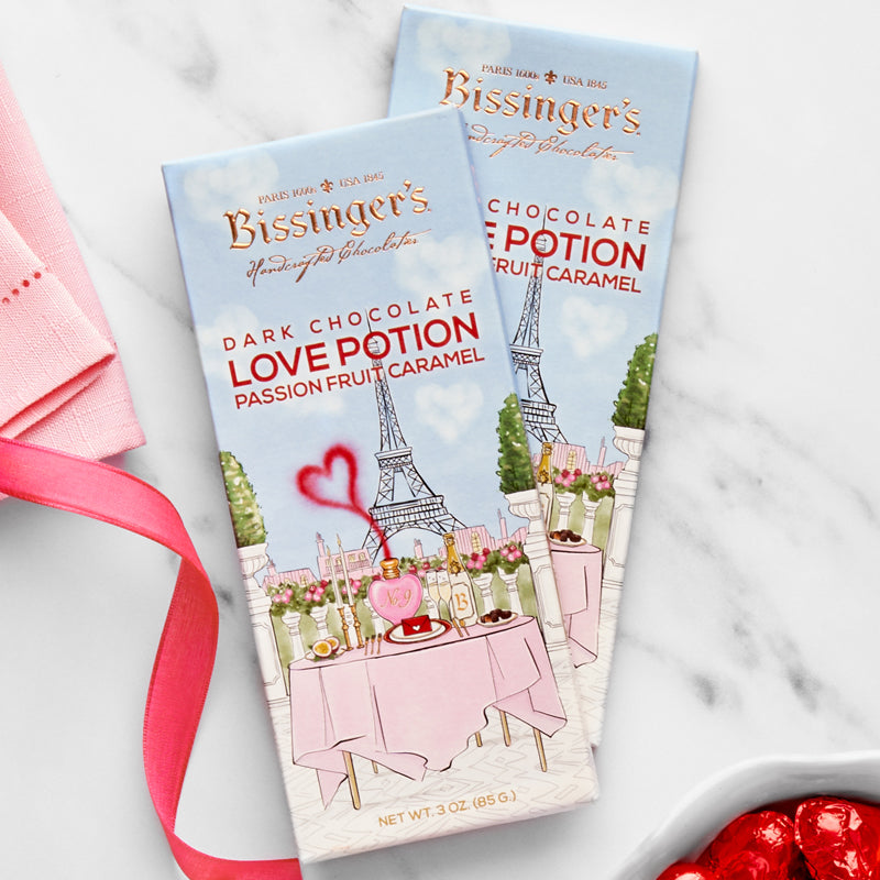 Dark Chocolate Love Potion Bar 3 OZ – Bissinger's Handcrafted