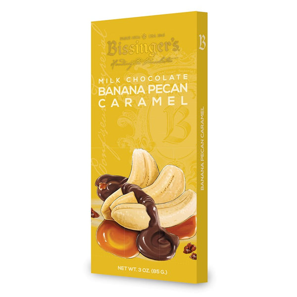 Banana Pecan Caramel Bar - 3 OZ – Bissinger's Handcrafted Chocolatier