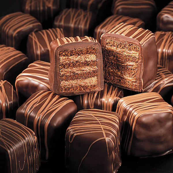 Dark Quadruple Chocolate Petits Fours - 12PC – Bissinger's