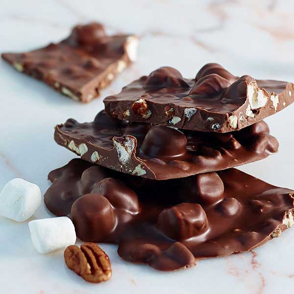 Milk Chocolate Heavenly Marsh Pecan Bark - 1LB