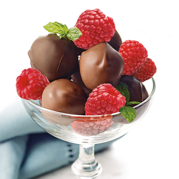 PRE-ORDER! Fresh Dipped Raspberries - 12 PC