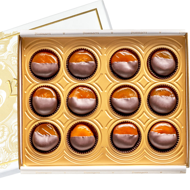 Glaceed Apricots Au Chocolat - 12 PC