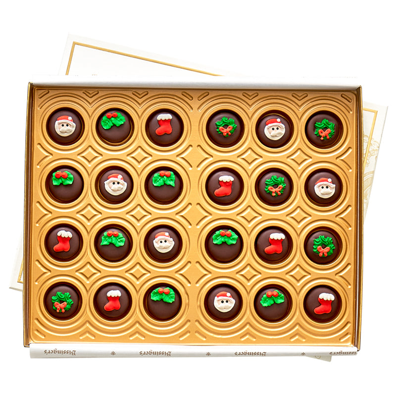 Hand-Decorated Holiday Mints - 24 PC