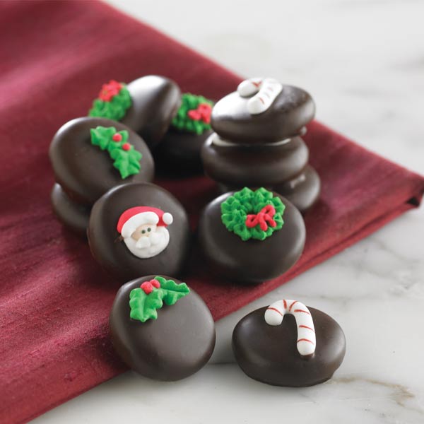 Hand-Decorated Holiday Mints - 24 PC