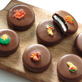 Chocolate-Covered Thanksgiving Cookies - 12 PC